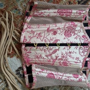 Mystic City MC-144 Bird Brocade Mesh Corset 26